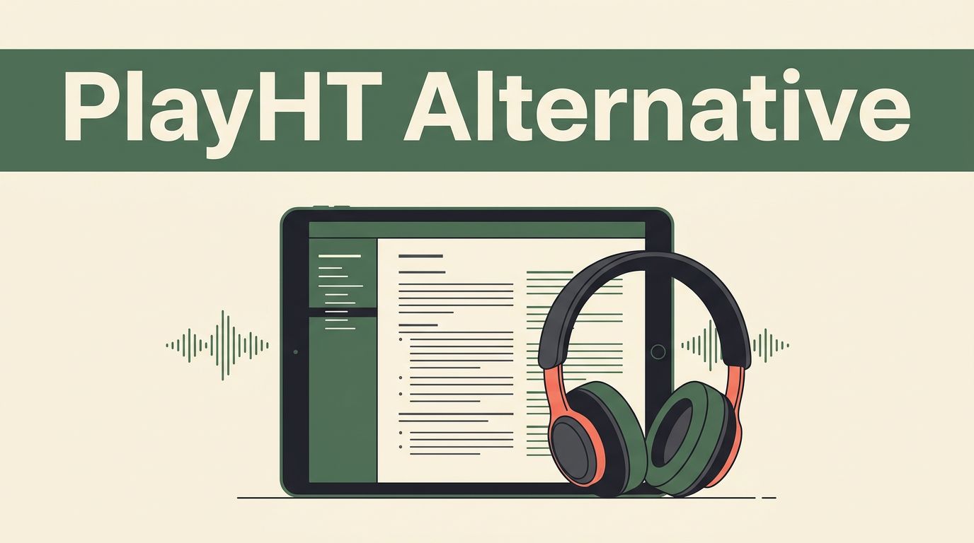 Switch To A PlayHT Alternative Like Speechify