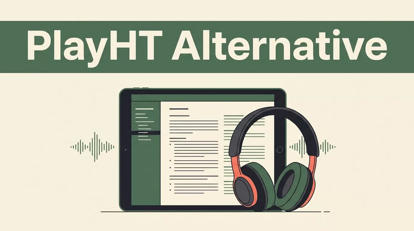 Switch To A PlayHT Alternative Like Speechify