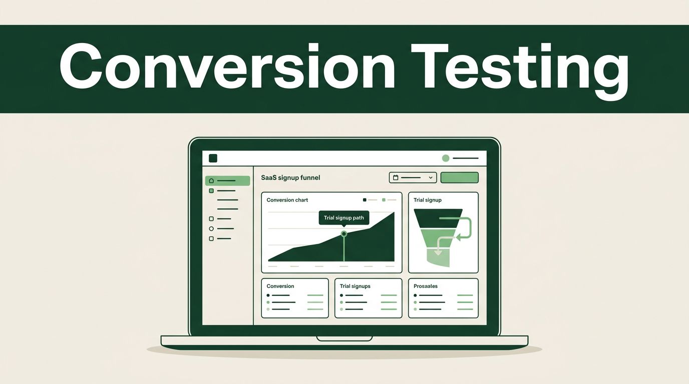 Test Free Trial Page Conversions With Mida.so