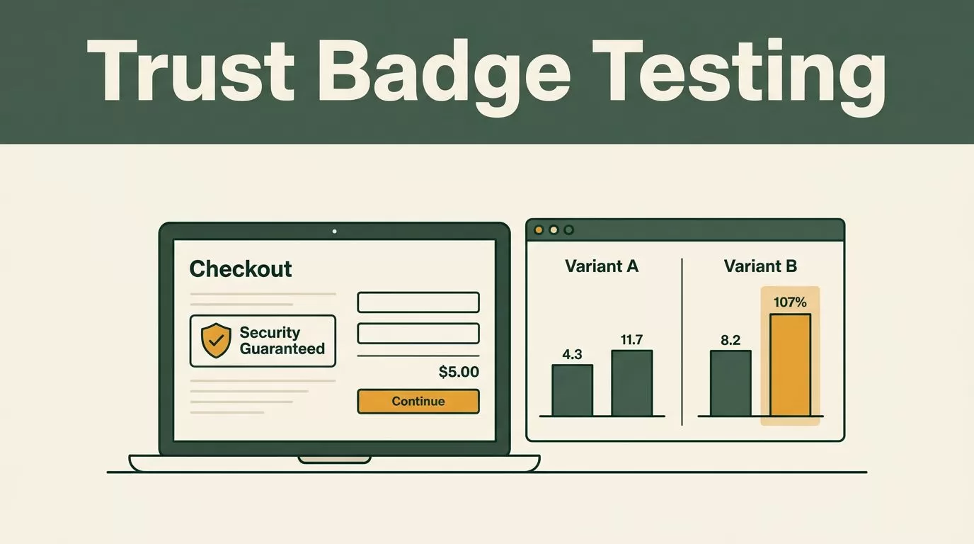 Track Trust Badge Testing Results With Mida.so