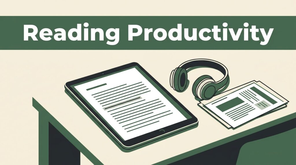 Use Speechify as a Reading Productivity App