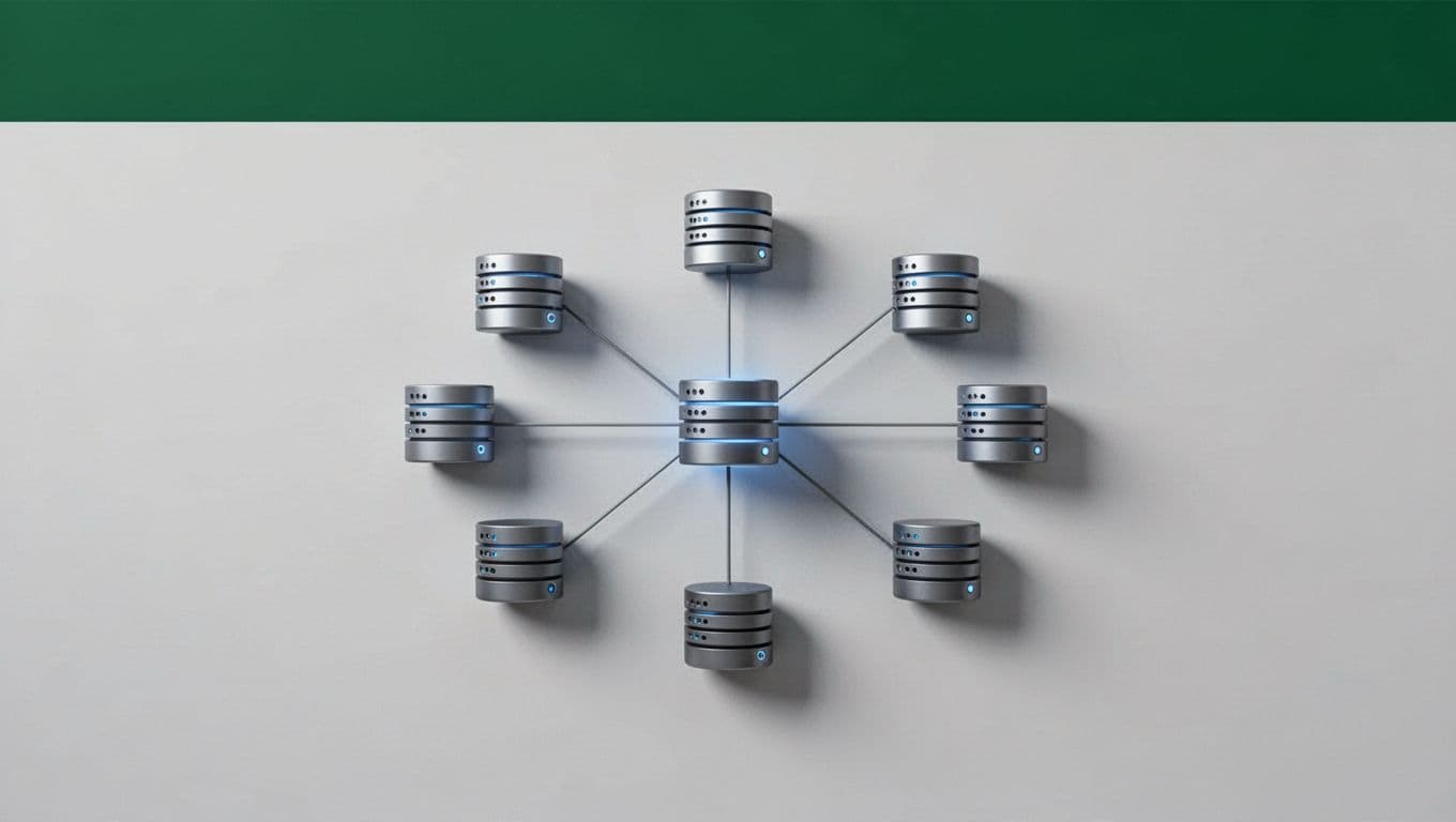 An infrastructure diagram with a green header showing the text Workflow Automation.