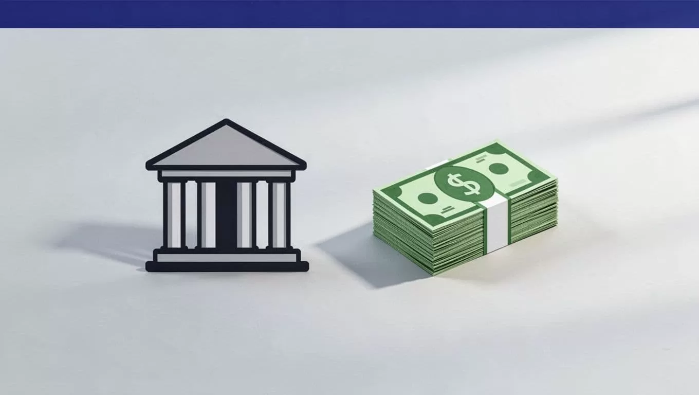 Indigo banner labeled Delivery Options with bank and cash exchange icons.