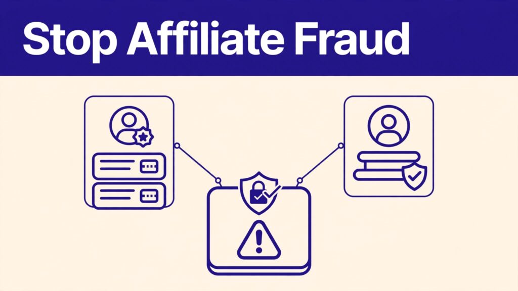 Dashboard flags a suspicious affiliate commission beside linked customer and payment records.