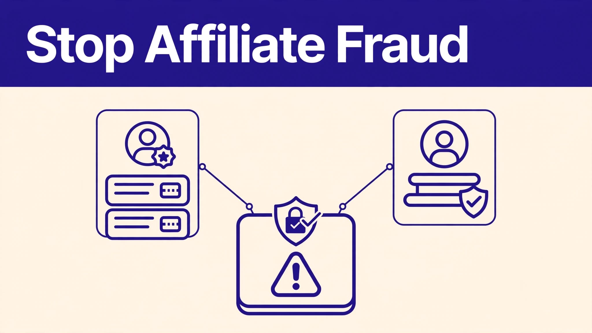 Dashboard flags a suspicious affiliate commission beside linked customer and payment records.