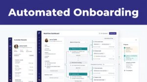 SaaS dashboard showing automated onboarding paths and an activation milestone.
