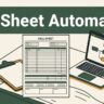 Printed call sheet beside a laptop, clipboard, and walkie-talkie on a production desk.