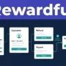 Rewardful dashboard showing revenue cards and a verified commission path to a partner wallet.