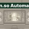 A BIM building model on a monitor connects to workflow and file panels.