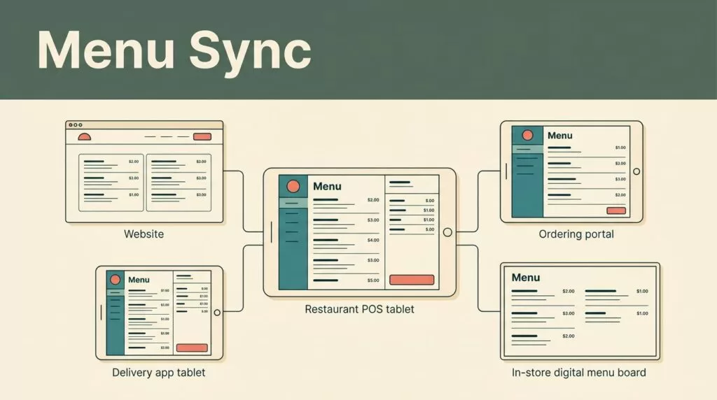 automate menu updates