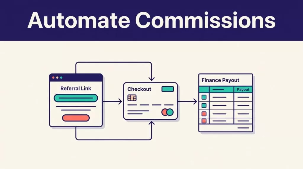 automate partner commissions