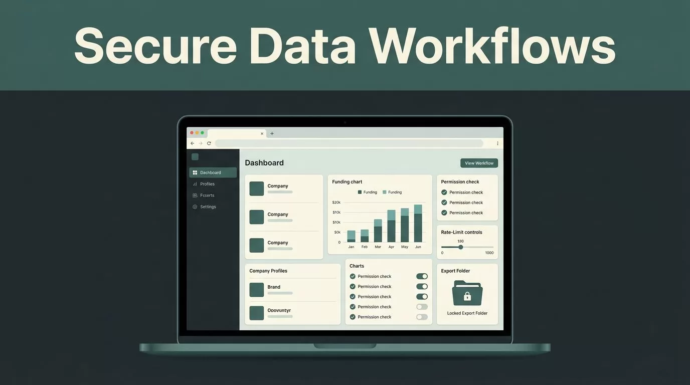 How to scrape Crunchbase data securely in Twin.so