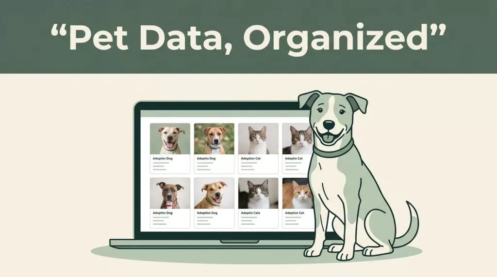 scrape pet adoption sites