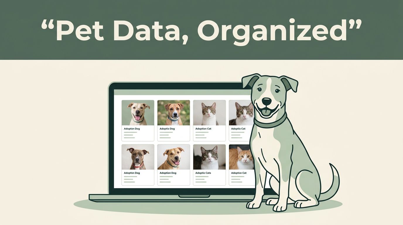 scrape pet adoption sites