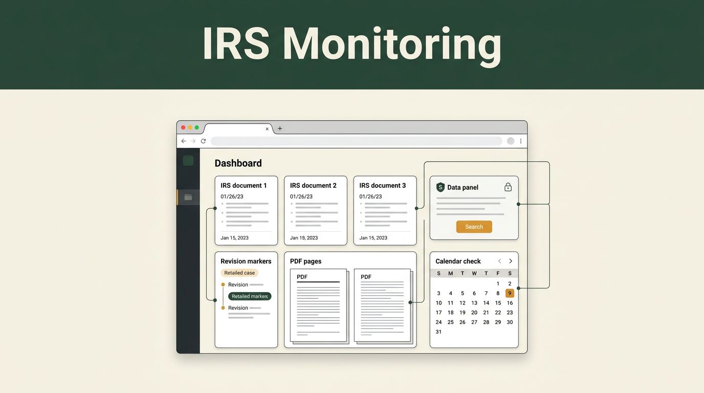 IRS guidelines scraping