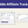 A Paddle checkout dashboard connects to an affiliate earnings chart with a referral path.