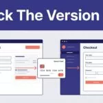 Two checkout paths merge into one secure payment card beneath an indigo headline.