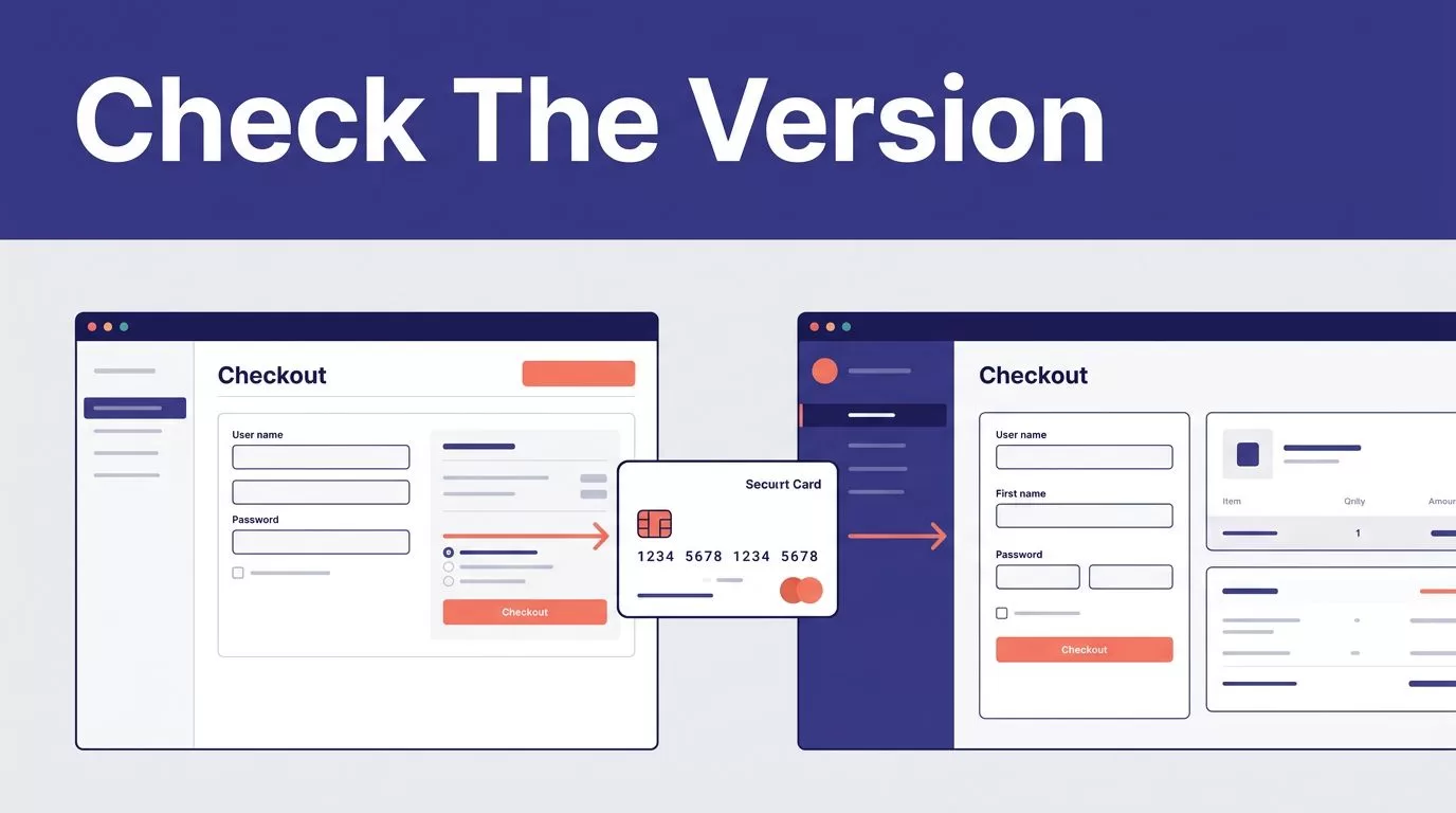 Two checkout paths merge into one secure payment card beneath an indigo headline.