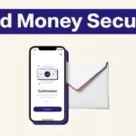 A smartphone and French envelope beneath a banner reading “Send Money Securely.”