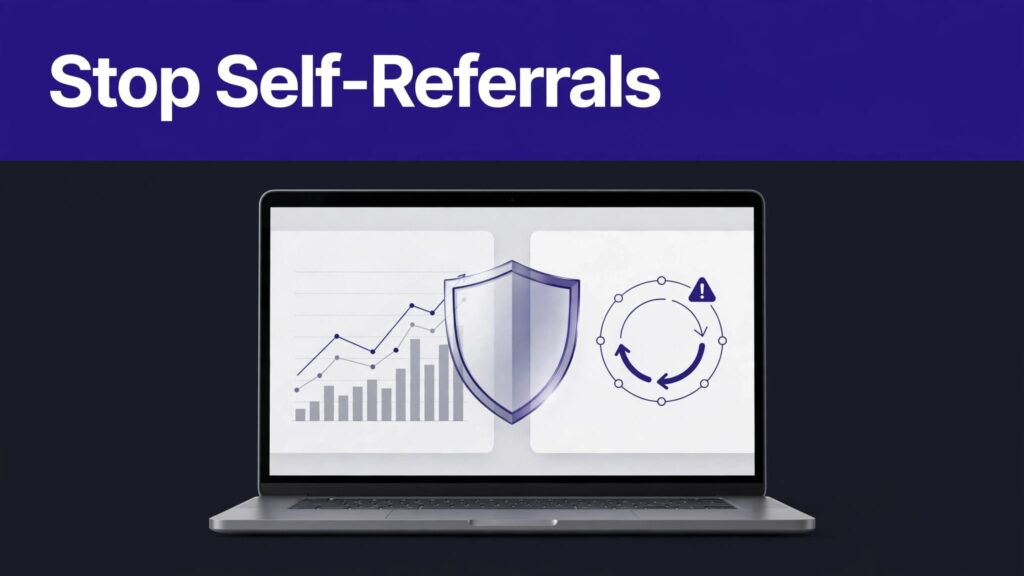 Rewardful self referral fraud
