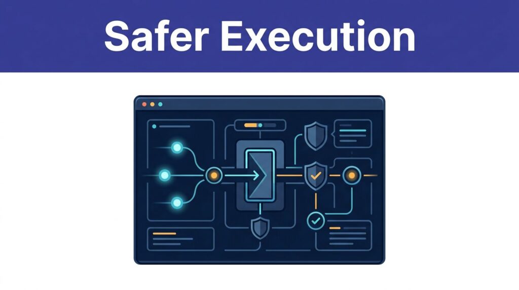 Trading signals pass through a shielded execution gateway on a dark control panel.