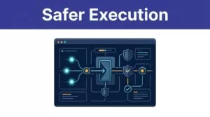 Trading signals pass through a shielded execution gateway on a dark control panel.