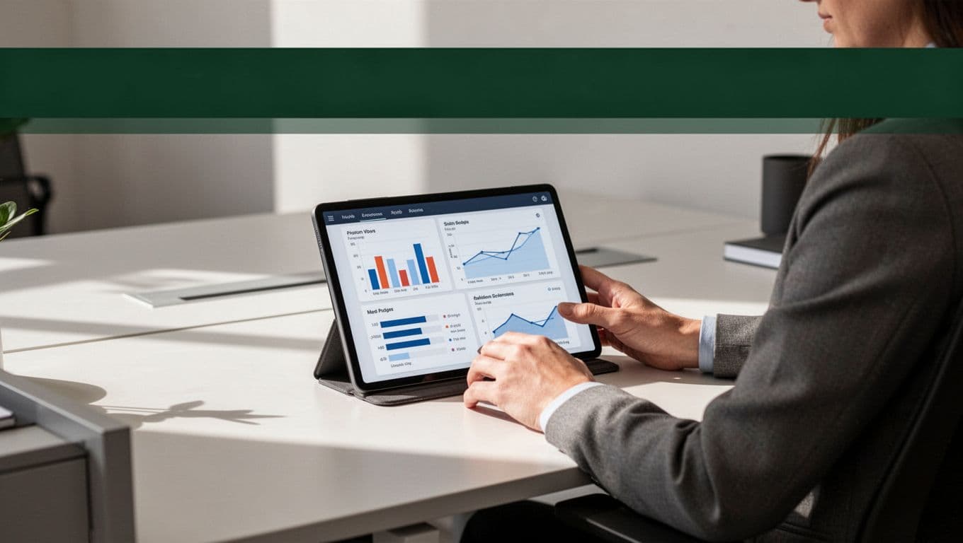 One person reviews analytics on a tablet beneath a MEMBER SAFETY banner.