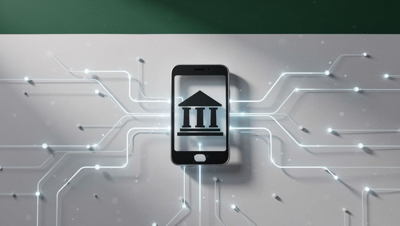 Diagram showing mobile wallet and bank transfer routes beneath a green Transfer Options header.