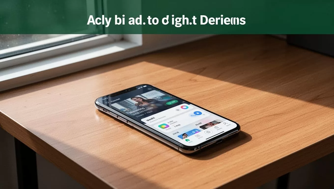 Smartphone showing a money transfer app on a wooden desk.