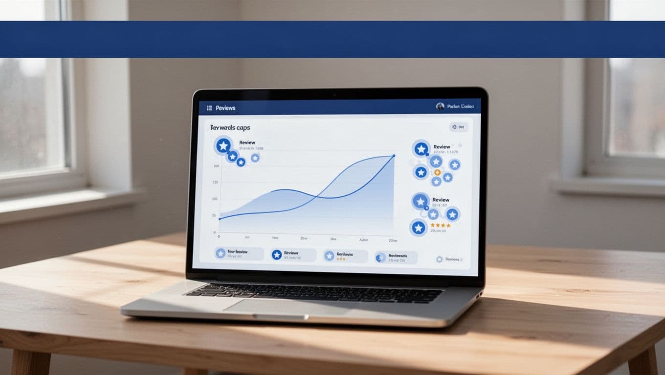 Product Insights headline above trend lines and grouped customer reviews on a light table.