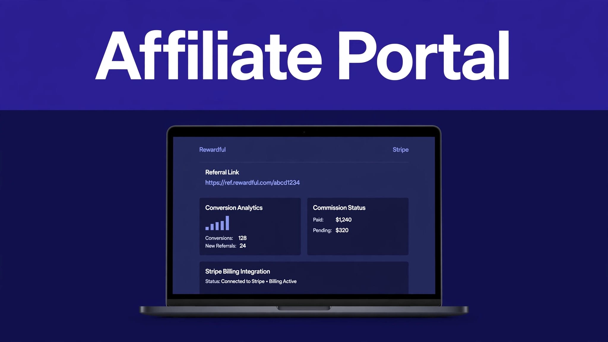 affiliate portal Rewardful