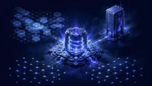 Indigo server core branching to CDN, Node.js, and edge networks.