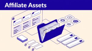 Rewardful dashboard with a shared asset folder, logos, links, and discount cards.