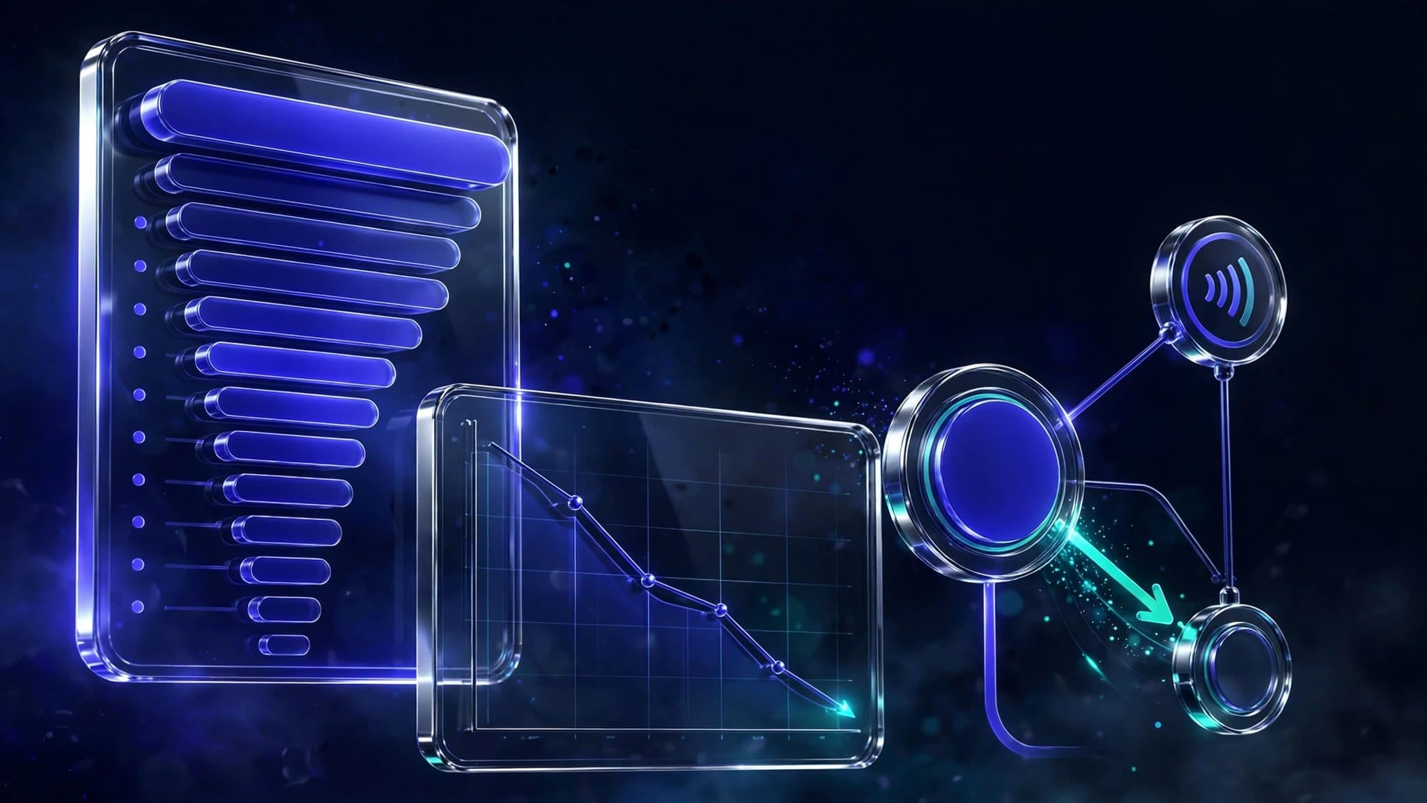 Indigo finance graphics show a subscription downgrade and falling revenue path.